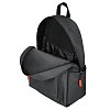 Рюкзак BRAUBERG ENERGETIC универсальный, эргономичный, "Recycle", черный, 43х30х16 см, 270796