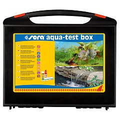 Сера Тесты для воды набор AQUA-TEST-BOX рН, GH, KH, NH4/NH3, NO2, NO3, PO4, Fe, Cu фото